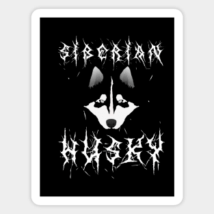 Black Metal Husky - Clean version Magnet